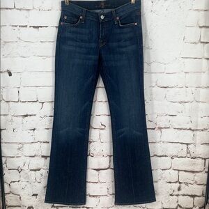 7 FAM Classic Bootcut Jeans, Size 28